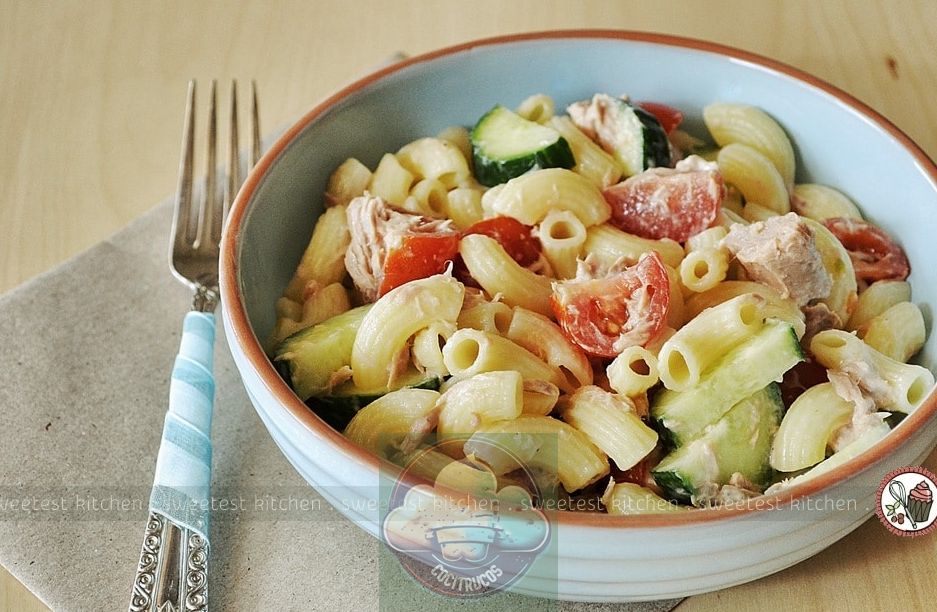 ensalada de atun con pasta